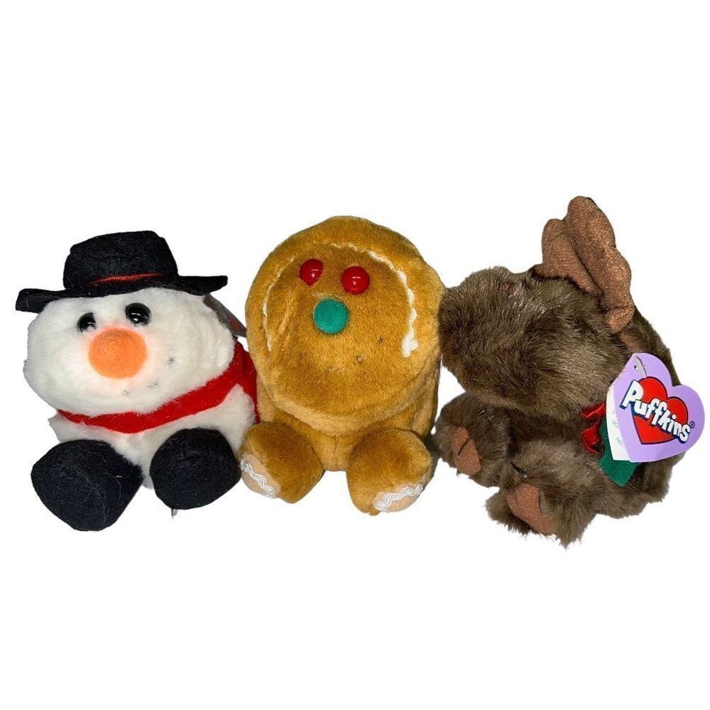 Swibco Puffkins Collection - Holiday Stuffed Animal Bundle
